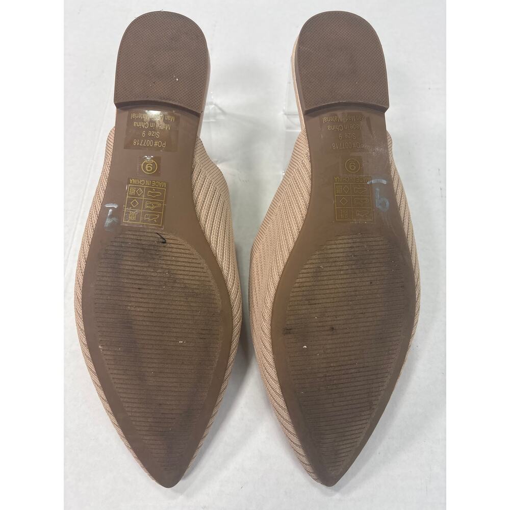 Journee Collection Cloth Upper Cushioned Comfort Slides, Size 9 - Picture 6 of 7